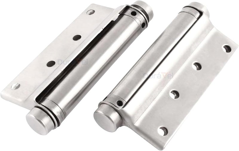 Duravel Single Action Stainless Steel Self-Closing Spring Door Hinge (2 Pcs) - 4 Inch - Image 2